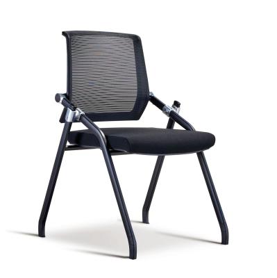 China Wholesale Strong Leg Black Plastic Chair Mesh Office Chair Foldable Office Chair for sale