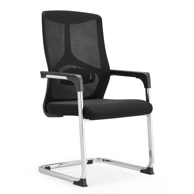 China Wholesale Mid Back Meeting Visitor Fixed Bow Leg Ergonomic Mesh Office Chair for sale