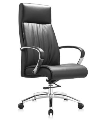 China High Back Pu Leather Ergonomic Adjustable Swivel Office Chair for sale