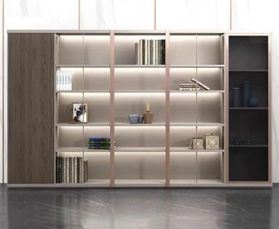 China Factory Hot New Commercial Furniture Office Large Bookshelf Mfc File Storage Office Cabinet for sale