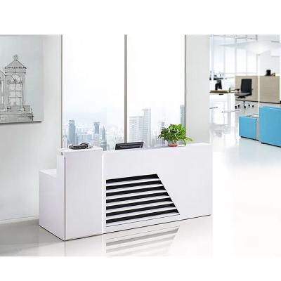 China New Modern Office Counter Table Office Furniture Design Receptionist Desk for sale