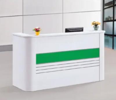 China Customizable Modern Minimalist Reception Desk for Office and Hotel for Office Building Front Desk Furniture for sale