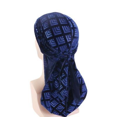 China Hot-selling Multifunctional Durags Custom Durags Velvet Multifunctional Full Printing OEM Style Custom Durags Customized Promotional Plain for sale