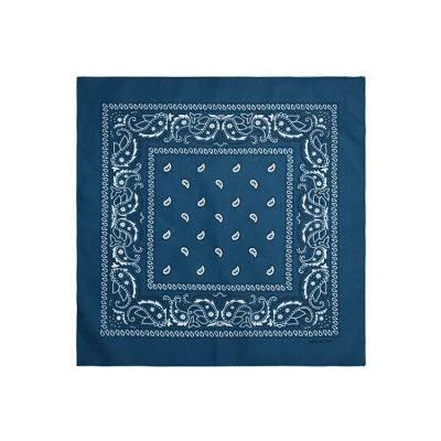 China OEM Multifunctional Square Paisley Bandana Soft Wholesale Custom Design 100% Cotton Made Hip Hop 100% Printed 54x54cm for sale