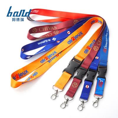 China Promotional Gift High Quality Wholesale Custom Logo Printing Polyester Lanyards for sale