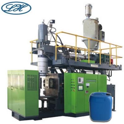 China Bottle 20 Liter HDPE Plastic Fuel Jerry Can Extrusion Blow Molding Machine for sale