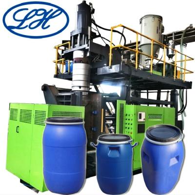 China Plastic Bottle HDPE 50Liter~100Liter Barrel Drums Extrusion Blow Molding Making Machine Price à venda