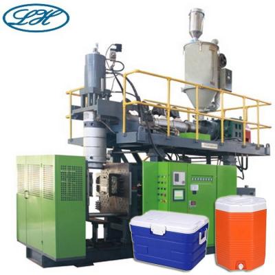 China Bottle HDPE Thermal Insulation Barrel Cooler Cooler Plastic Blow Molding Making Machine for sale