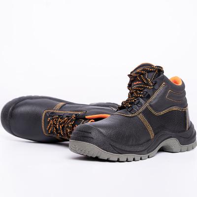 China Hot Sale Anti Slip Anti Smash Protective Construction Toe Safety Shoes Price Work Steel Boots For Men for sale