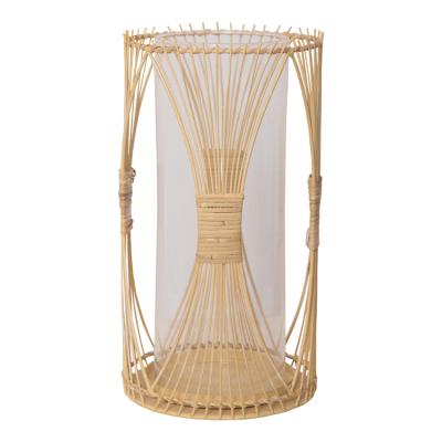 China Wicker Woven Candle Holder Home Decor Creatively Eco-friendly Home Decoration Vietnam Rattan Lantern for sale