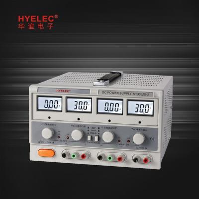 China HYELEC HY3002D-3 0-30V/0-2A HY3002D-3 Dual Output DC POWER SUPPLY for sale