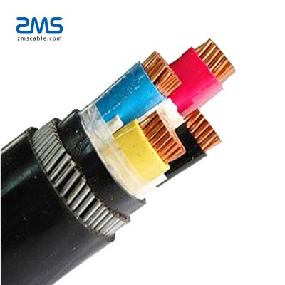 China Power plant double 0.75mm 4 core pvc cable price list 0.75mm 4 core 16mm2 yjlv22 xlpe compound for cable insulation for sale