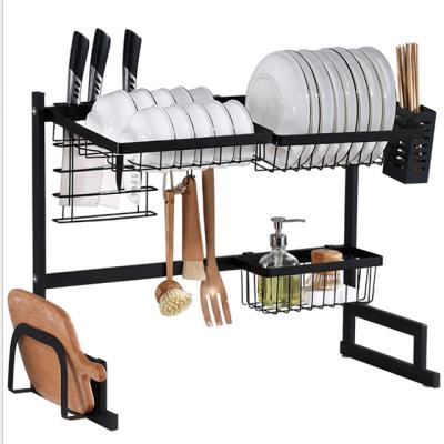 China Stainless Steel Storage Rack Viable Dish Drainer Rack Stainless Steel Kitchen Drainer Rack for sale