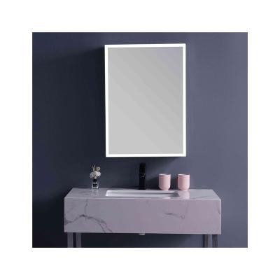 China Modern Wall Mounted Bath Mirror Cabinet Bathroom Led Mirror Cabinet for sale