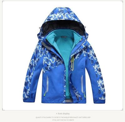 China Children's clothing men's jacket new windproof children's and women's autumn and winter youth warm jacket two-piece for sale