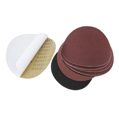 China Factory Made Sanding Paper Adhesive Round Paper Disc Sander Resin Aluminum Oxide Bench Sanding Paper For Metal Polishing for sale