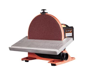 China DIY Tool 12inch Bench Disc Wood Sanding Disc Built-in Dust Collection Port Sander with Miter Gauge for sale