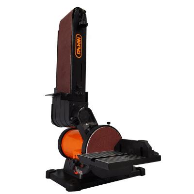 China Wood and metal workshop benchtop belt disc sander woodworking 4*36 inch belt and 6 inch disc combination sanding machine for sale