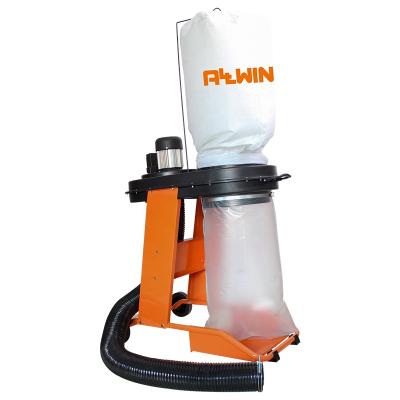 China Building Material Shops 550W Dirt Disposal Cleaner Home Use Mobile Woodworking Dust Collector With 5 Micron Filter Bag for sale