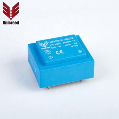 China China UC30S-2-09005 Electronic Rated Power 0.5Va Electrical Encapsulated Transformer 230v 9v for sale