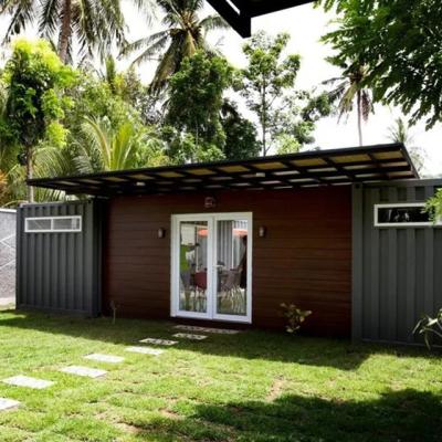 China Modern Custom Design Portable Homes 2 Bedroom Container House With Garage for sale