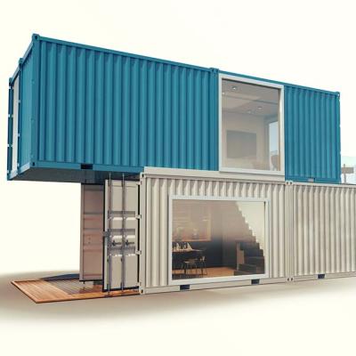 China Industrial Eco Friendly Two Bedroom Living Container Modular Home Prefab Luxury Prefab Home Porcelain for sale