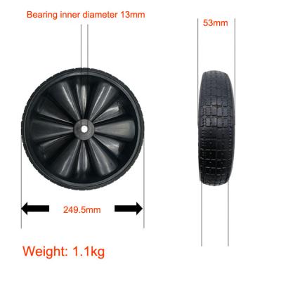 China 10 Inch Garden Hotels Cart Solid Rubber Wheels for sale