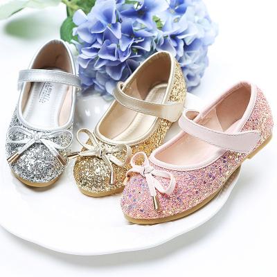 China Light Fashion Holiday Pageant Party Wedding Glitter Bling Princess Dress Toddler Baby Girl Flats Shoes For Kids Sandals for sale