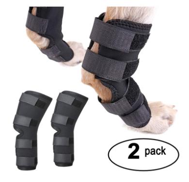 China Adjustable Elasticity Breathable Hot Selling Amazon Neoprene Dog Leg Sleeve Popular Protective Knee Brace for sale