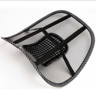 China New Design Mesh Backrest Massage Car Magnetic Cushion Office Back Chair Lumbar Support for sale