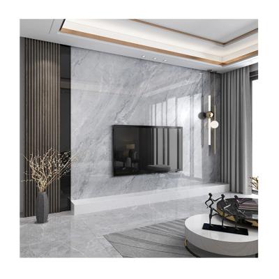 China Modern Minimalist Slab Plate Rock Dish Large Stone TV Background Wall Tile Modern Decoration Light Luxury Modeling Marble Slab for sale