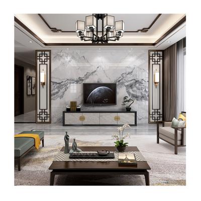 China 2020 Modern Minimalist Modern Light Luxury Rock Dish Large Marble Wall Tile Living Room TV Background Wall Tile TV Border Slab for sale