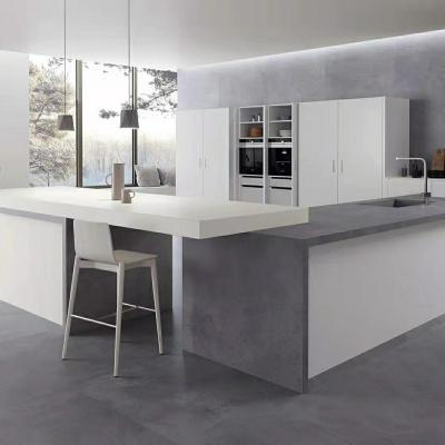 China Modern Kitchen Marble Texture Porcelain Tile Countertops Stone Island Countertops for sale