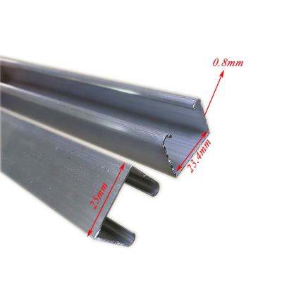 China door & 6063-T5 8mm Window Glass Shelf Aluminum Alloy U Shape Aluminum Profile for sale