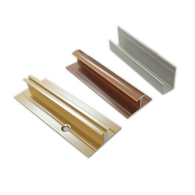 China Modern H Shaped And L Shaped Aluminum Profile Edge Clip Corner Edge Trim Decorative Strips Aluminum Alloy Toe Kick Line For Wall Panels for sale