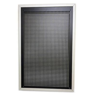 China PANEL aluminum grid design kitchen cabinetry mesh design air net for cabinet door for sale