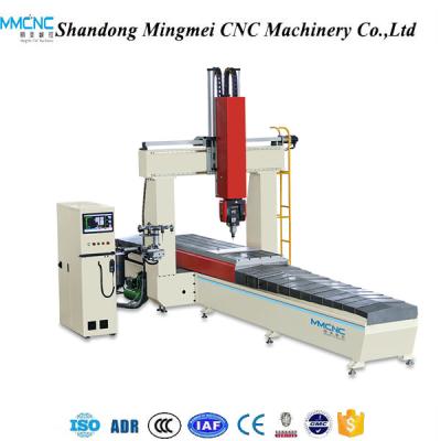 China Aluminum Profile Wood Plastic Mold Processing Center 5 Axis CNC Machine Price for sale