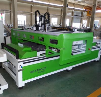 China Auto load unload with borning head auto load unloading device cnc router 1325 with probing head for sale