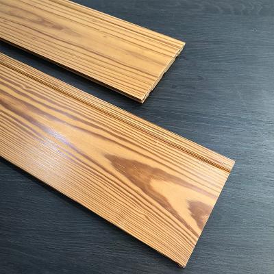 China Modern Carbonized Wood Lumber Thermowood Timber Lumber For Decoration Hardware for sale