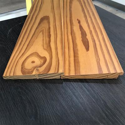 China Modern Wood Boards Carbonized Wood Timber Panel Thermowood for sale