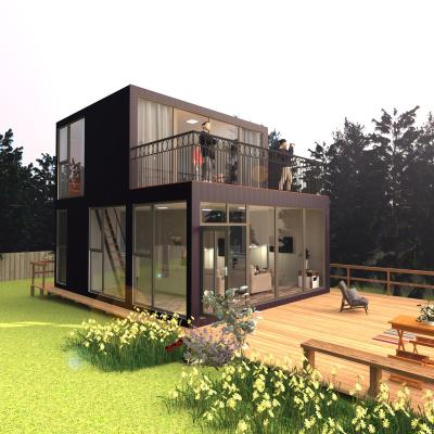 China Modern Luxury Prefab BuildingContainer House Steel Prefab Homes for sale