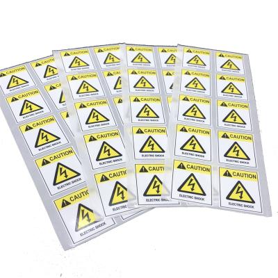 China Waterproof Custom High Quality Lithium Battery Sticker Labels for sale