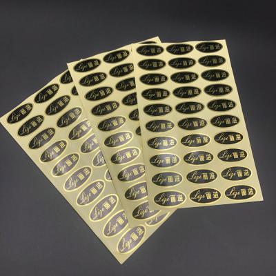 China Waterproof Gold Foil Sticker Labels 2 Inch Cheap Label Stickers For Gift And Cake for sale