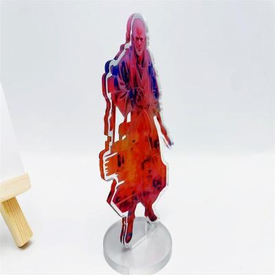 China Promotiom Gift no moq Free Sample Custom Shaped uv print custom figures anime acrylic standee for sale