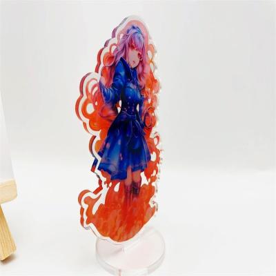 China Promotiom Gift no moq Free Sample Custom Shaped uv print custom figures anime acrylic standee for sale