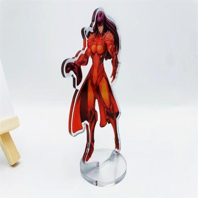 China Promotiom Gift Custom Acrylic Standee Display Stand Cartoon Rainbow Painted Acrylic Stand for sale