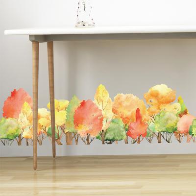 China WALL STICKER Forest Wall Decals in the Fall Wall Stickers DIY Peel and Stick Wall Stickers Baby's Room Kindergarten Nursery Playroom Decor for sale