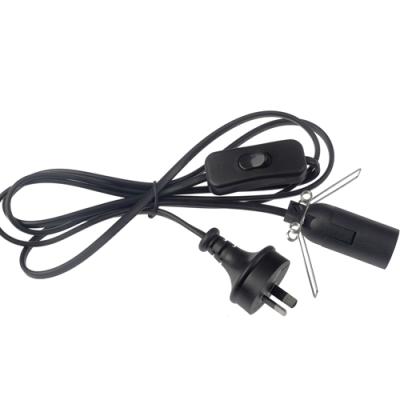 China Industrial High Quality Cheap Price Wholesale Lamp Cord Plug With Switch Au Power Cord for sale