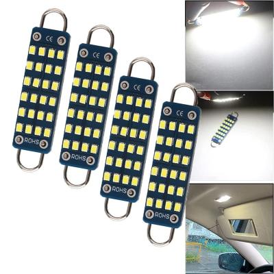 China Car Auto Interior Light Led 44MM Car Loop Festoon Led Bulbs 211-2 Chip 2016 212-2 White Reading Lights AC/DC 12V Trunk Cargo Lights Door Lights for sale