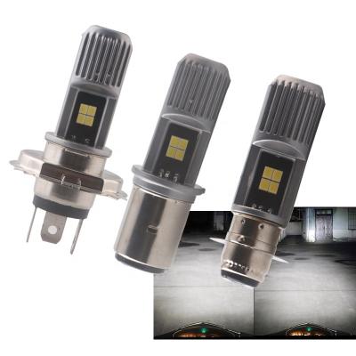 China Motorcycle Headlights / Electric Cars H4 Motorcycle LED Headlight Bulb With High Low Beam BA20D H6 P15D H6W LED Lamp Specially Designed For Motorcycle Headlight White for sale